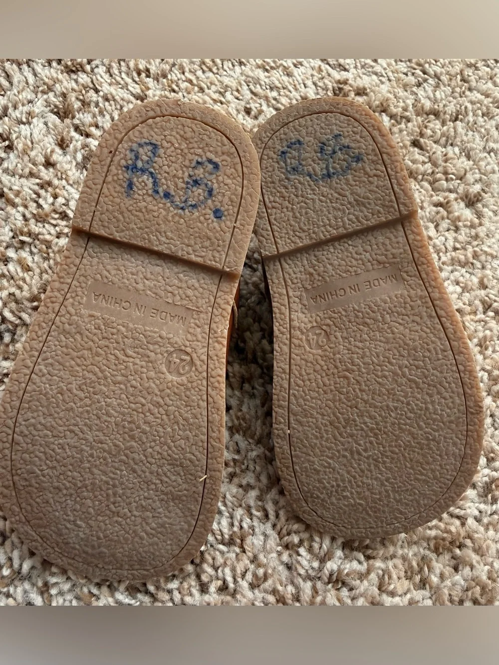 DADAWEN MG Baby Brown T-Strap Mary Jane Dress Shoes Size 7 Toddler EU 24